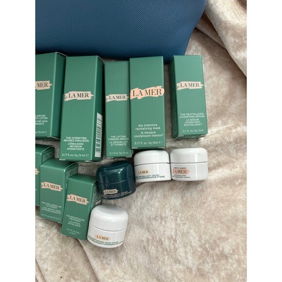 La Mer skincare set of 14 plus bag - Picture 4 of 6